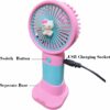 Ventilateur Silencieux Petit Ventilateur Usb Rechargeable