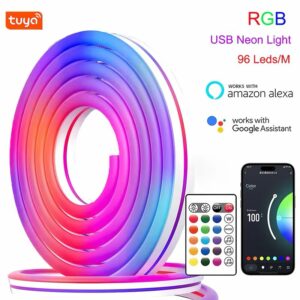Bande LED Néon RGB Intelligente – Éclairage Personnalisé et Connecté